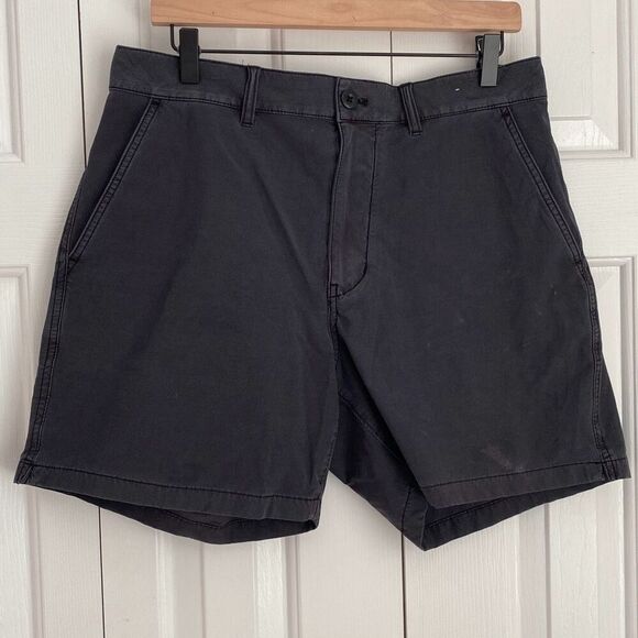 Madewell Men's The Weekend Shorts Black Coal Size 33 NWOT‎ - Picture 2 of 6